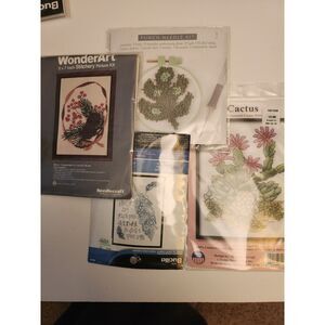 4 Various Neddlework Kits B35